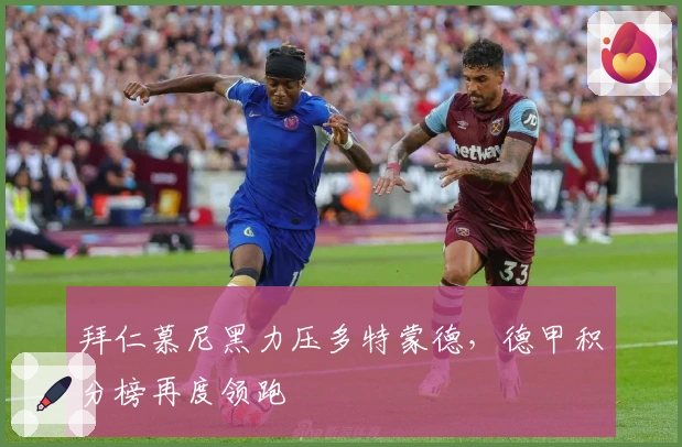 拜仁慕尼黑力压多特蒙德，德甲积分榜再度领跑